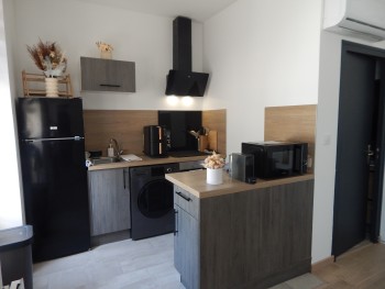 F2 meublé 39 m² RC + parking